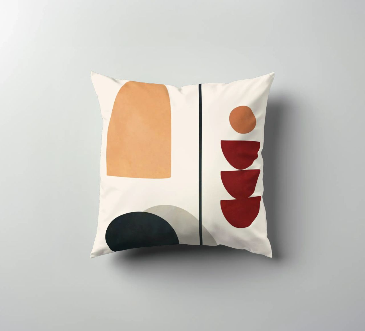 Abstract Minimal Art 02 cuscino da Flow Line