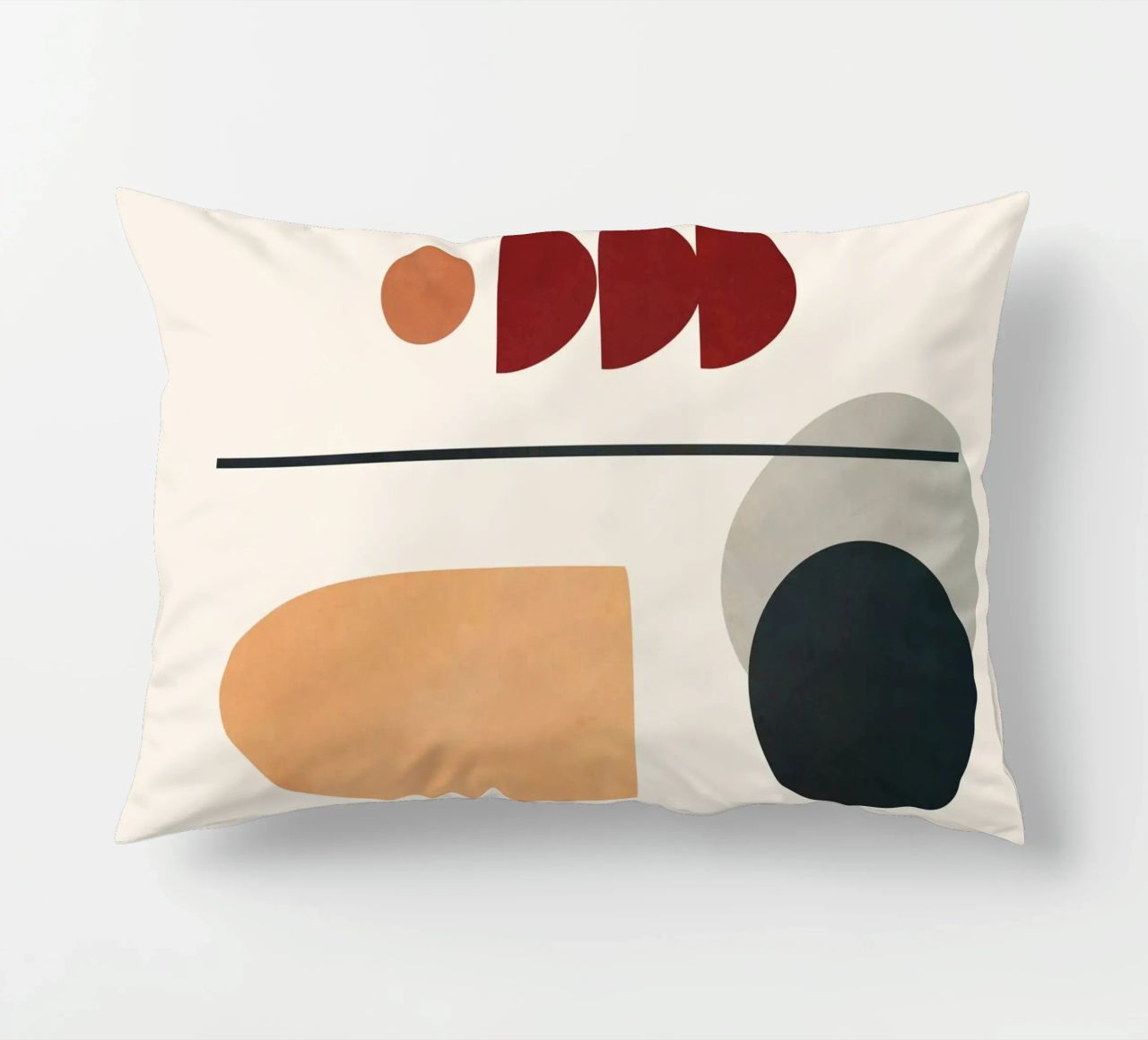Abstract Minimal Art 02 cuscino da Flow Line