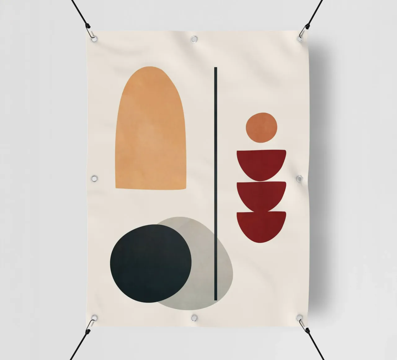 Abstract Minimal Art 02 telo in pvc da Flow Line