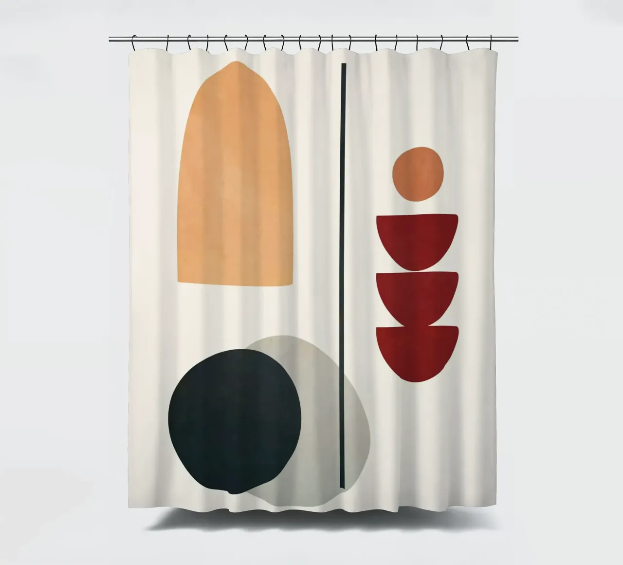 Abstract Minimal Art 02 tenda da doccia da Flow Line
