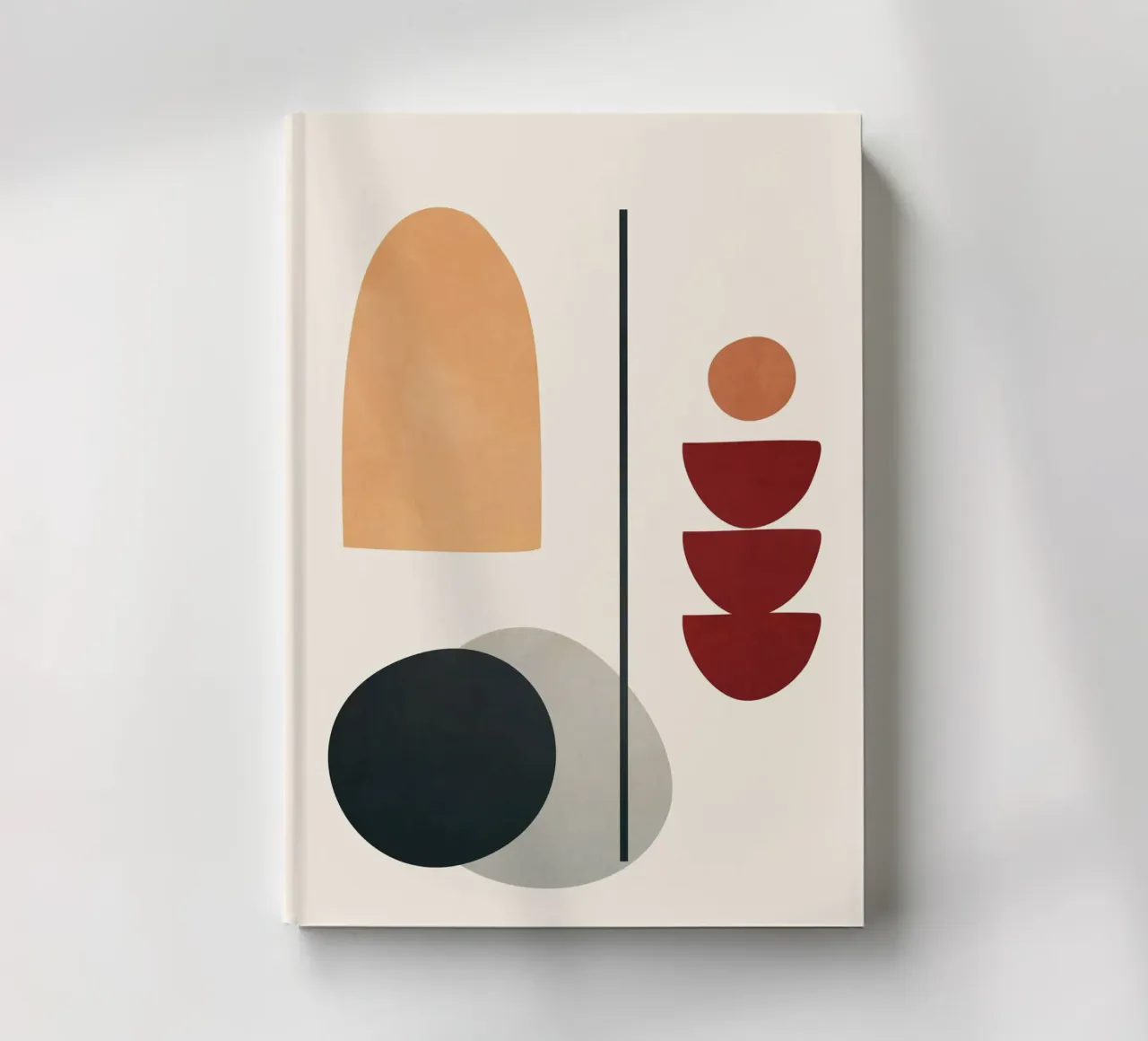 Abstract Minimal Art 02 notebook by Flow Line