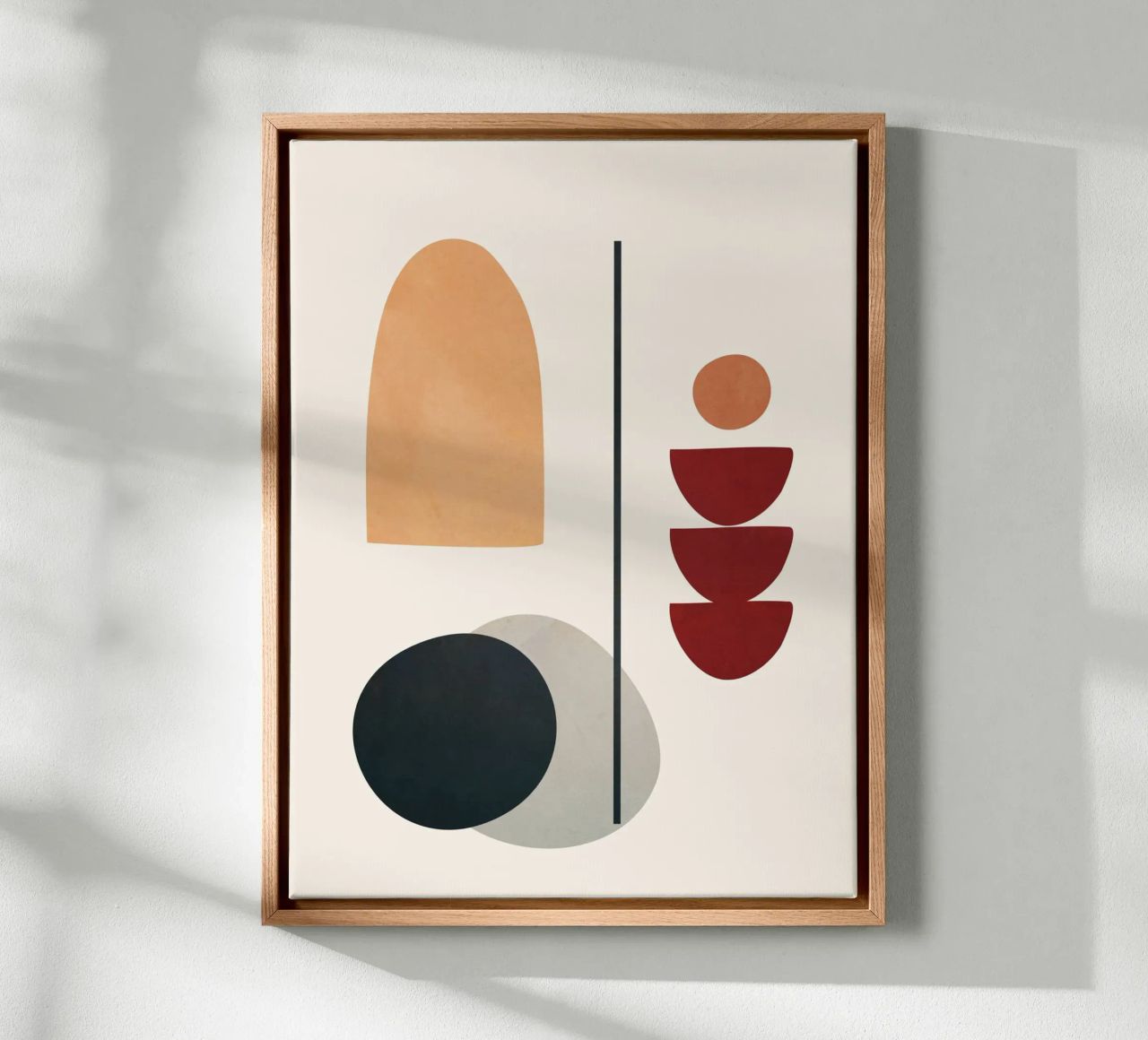 Abstract Minimal Art 02 canvas van Flow Line