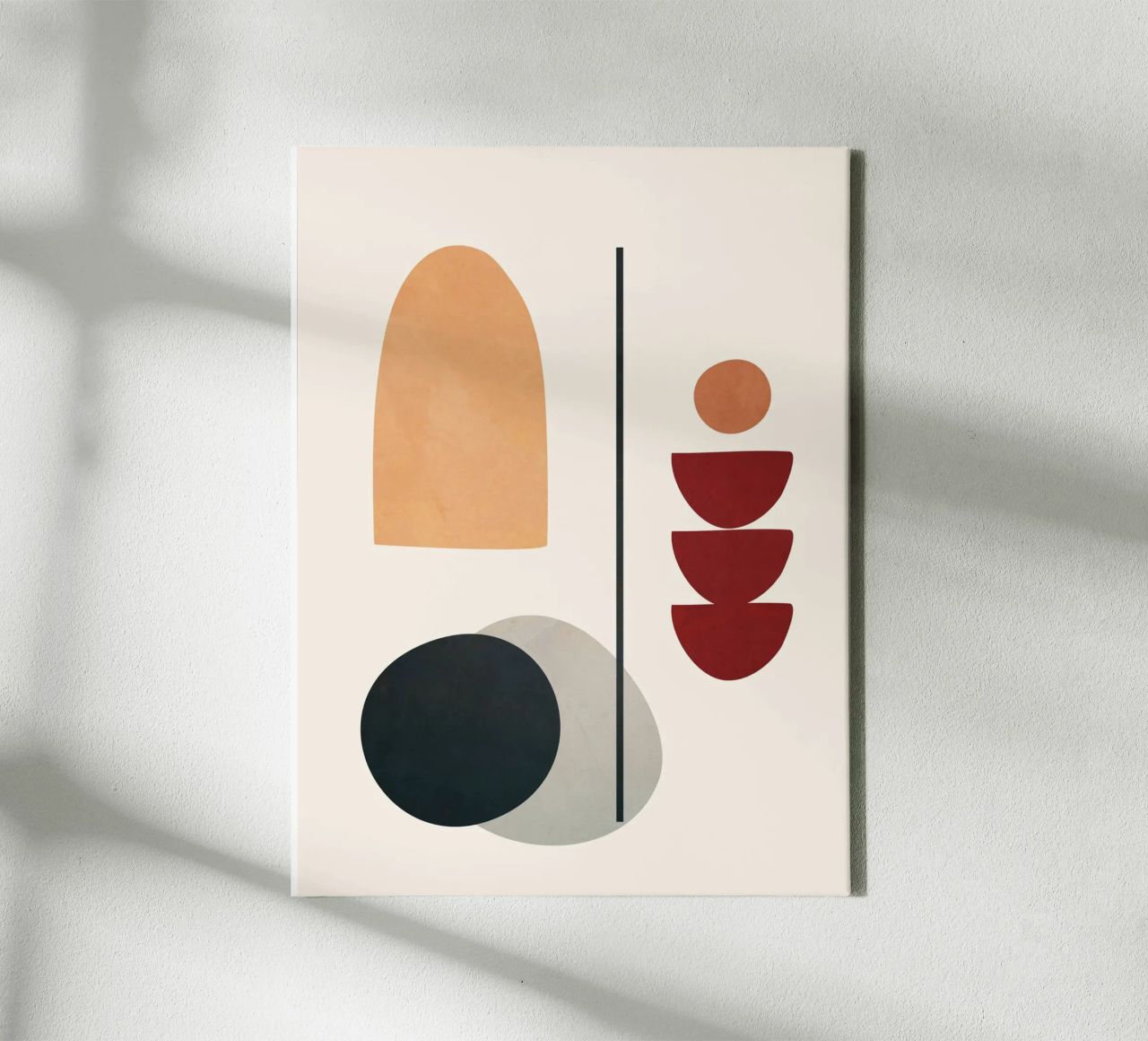 Abstract Minimal Art 02 canvas van Flow Line