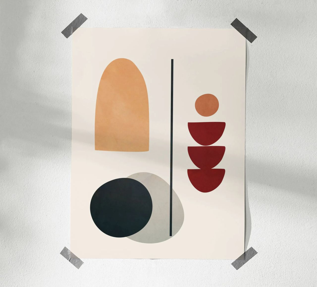 Abstract Minimal Art 02 poster de Flow Line