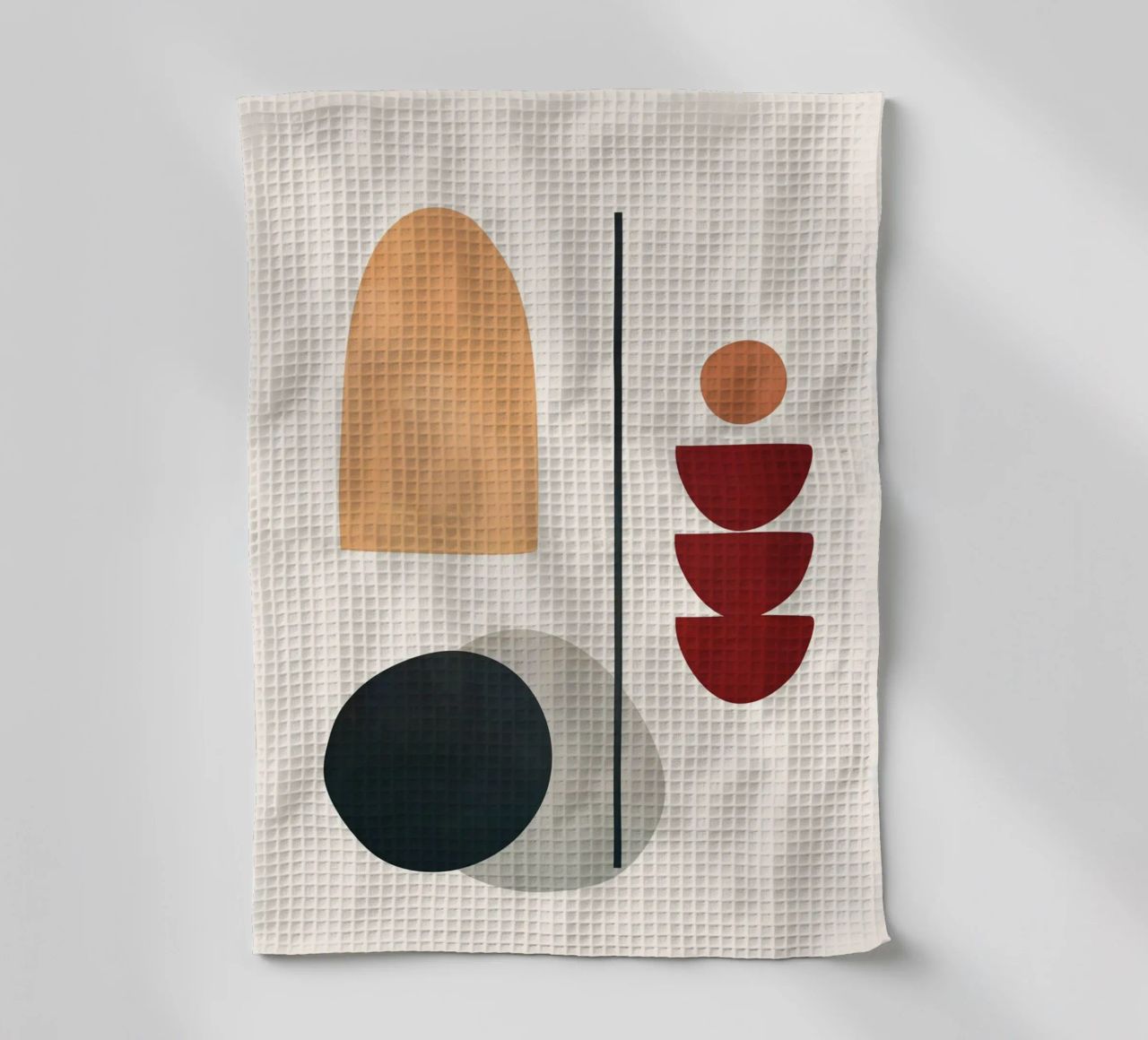 Abstract Minimal Art 02 torchon de Flow Line