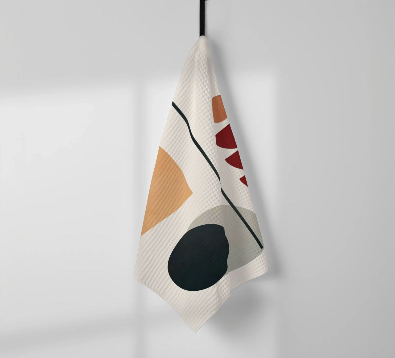 Abstract Minimal Art 02 torchon de Flow Line