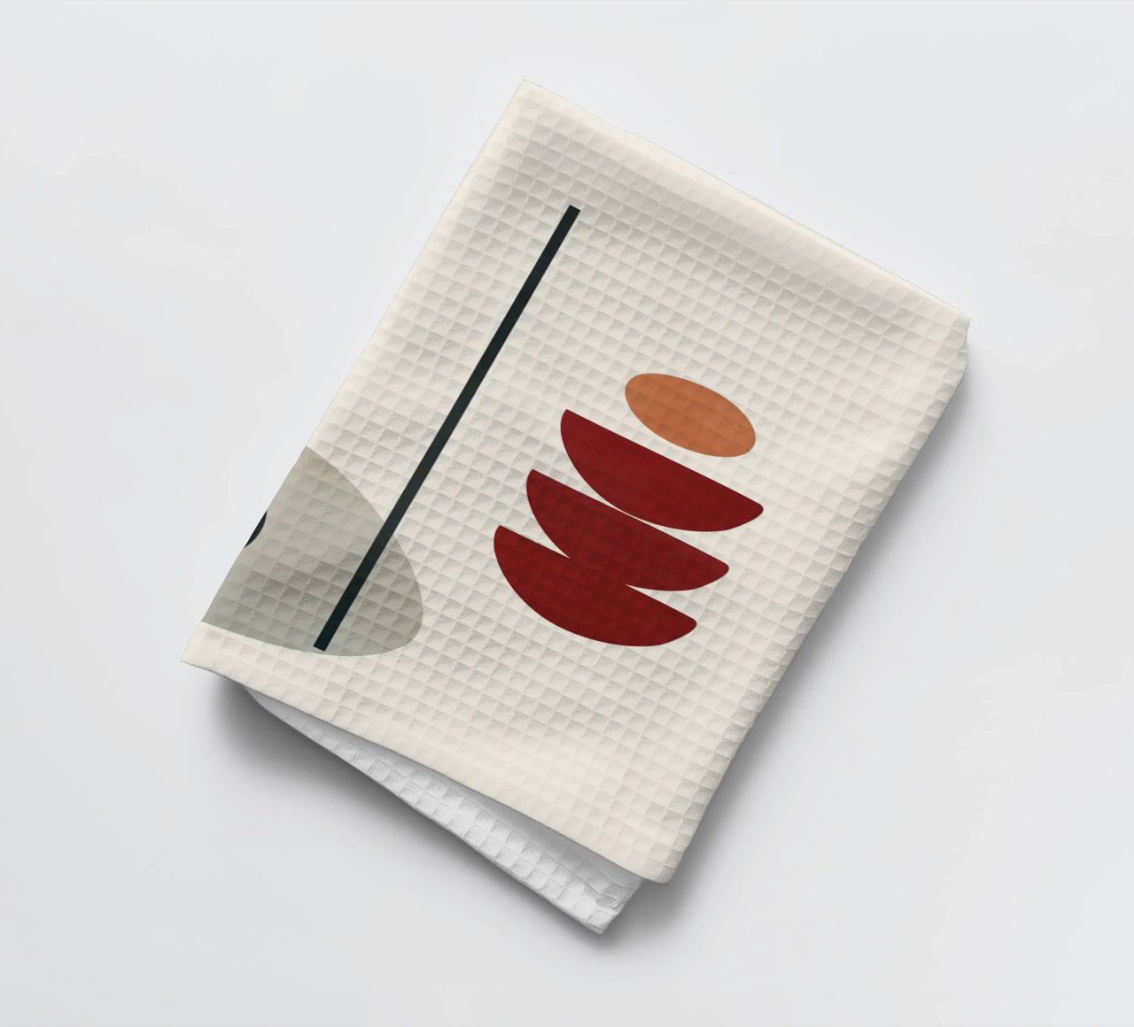 Abstract Minimal Art 02 torchon de Flow Line