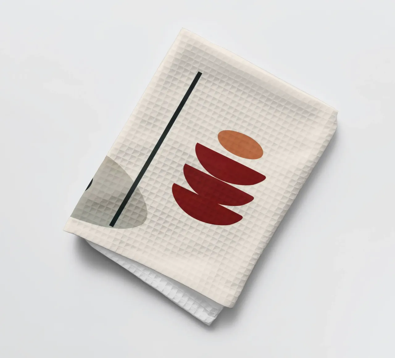 Abstract Minimal Art 02 canovaccio da cucina da Flow Line