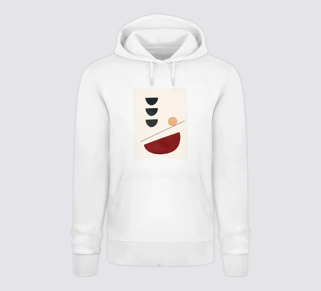 Abstract Minimal Art 03 felpa con cappuccio da Flow Line