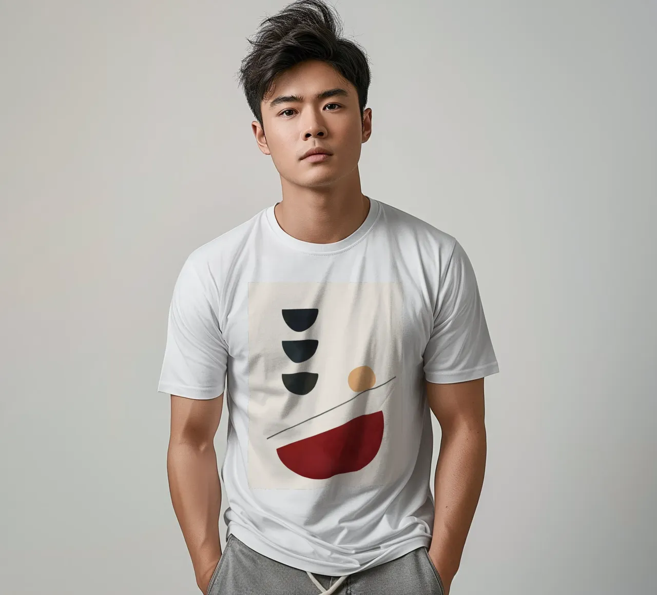 Abstract Minimal Art 03 t-shirt da Flow Line