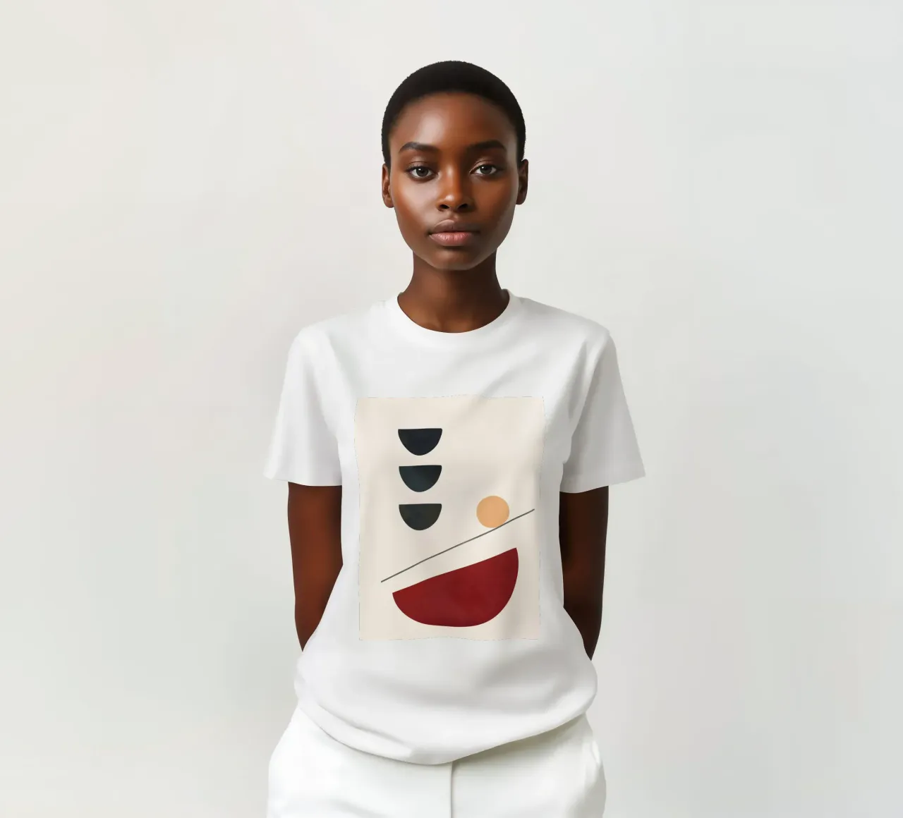 Abstract Minimal Art 03 t-shirt da Flow Line
