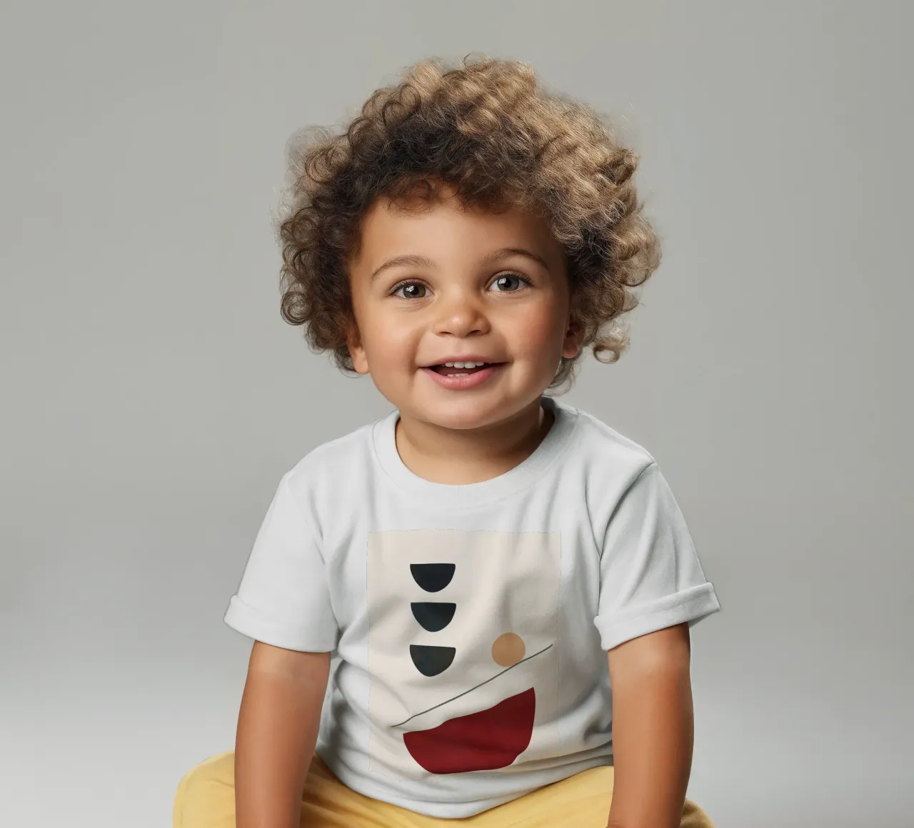 Abstract Minimal Art 03 maglietta neonato da Flow Line