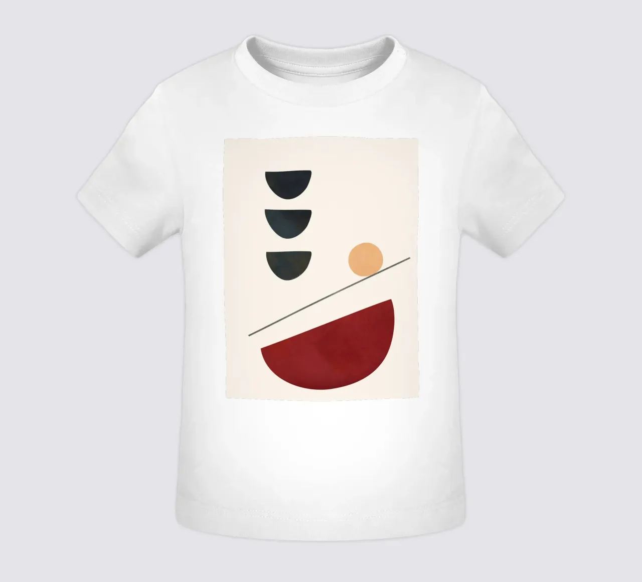 Abstract Minimal Art 03 maglietta neonato da Flow Line