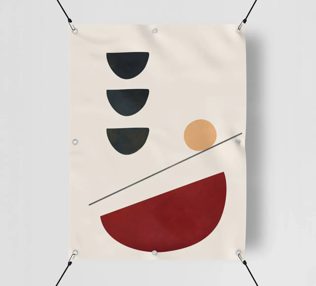 Abstract Minimal Art 03 telo in pvc da Flow Line