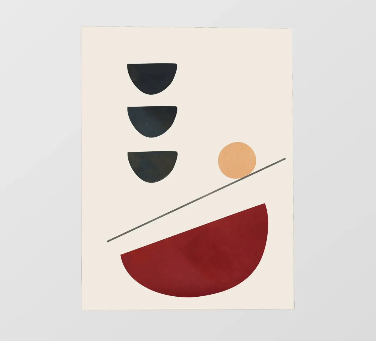 Abstract Minimal Art 03 telo in pvc da Flow Line