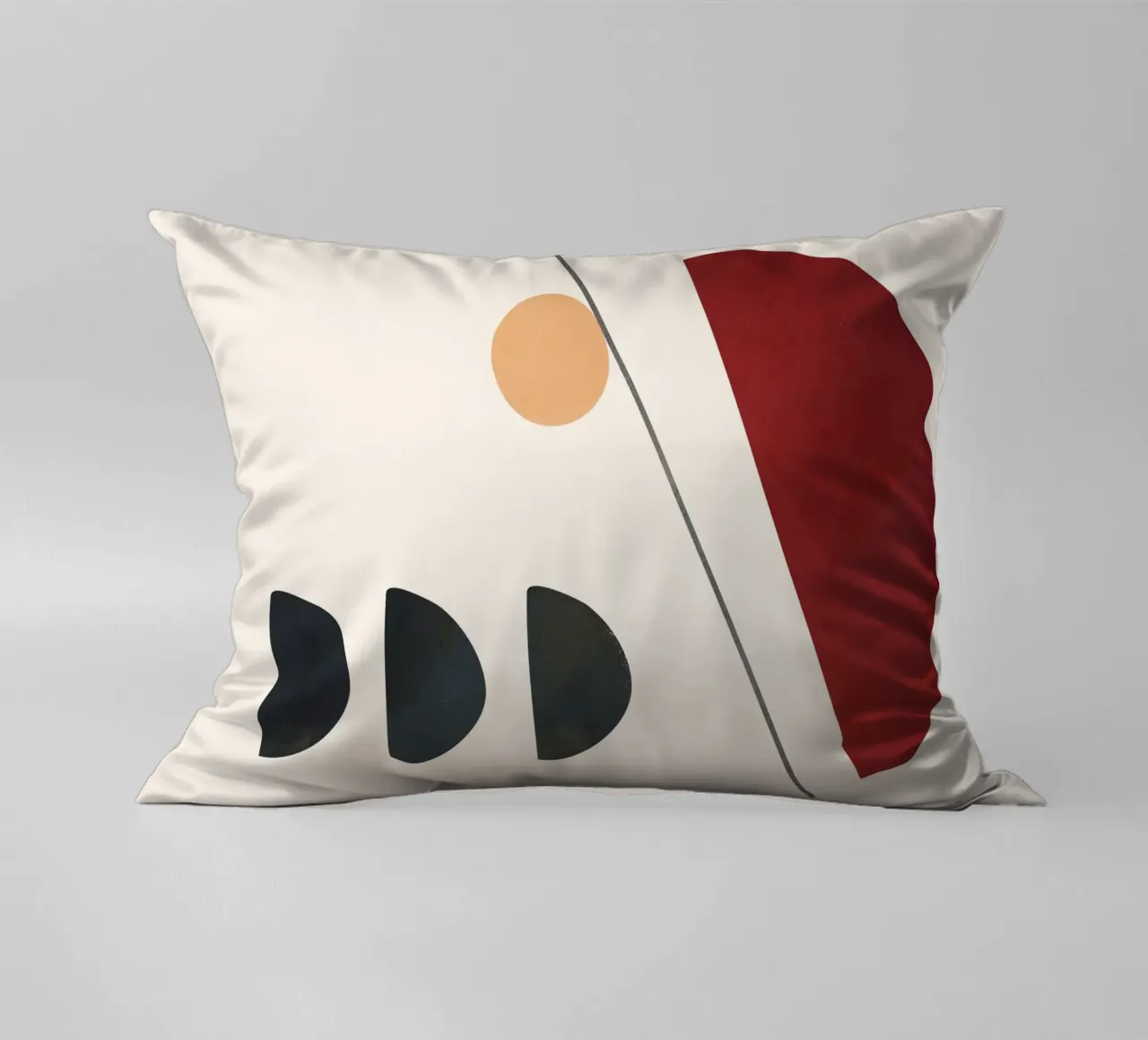 Abstract Minimal Art 03 cuscino da Flow Line