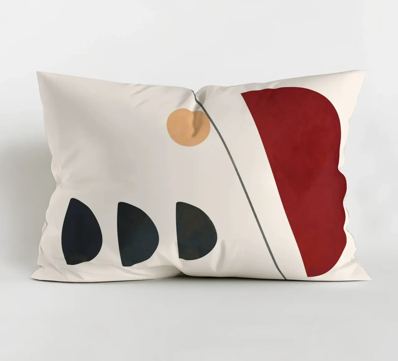 Abstract Minimal Art 03 cuscino da Flow Line