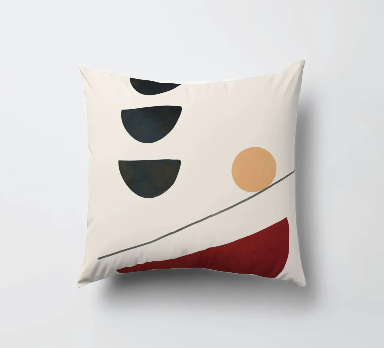 Abstract Minimal Art 03 cuscino da Flow Line