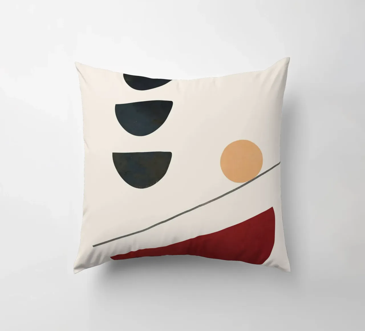 Abstract Minimal Art 03 cuscino da Flow Line