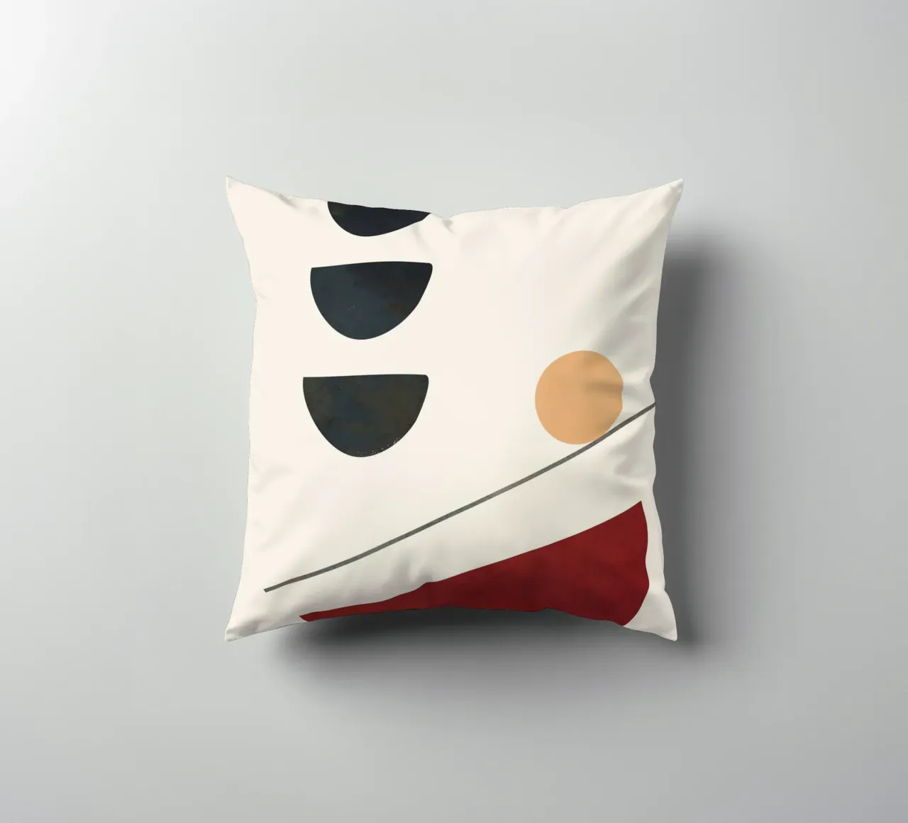 Abstract Minimal Art 03 cuscino da Flow Line