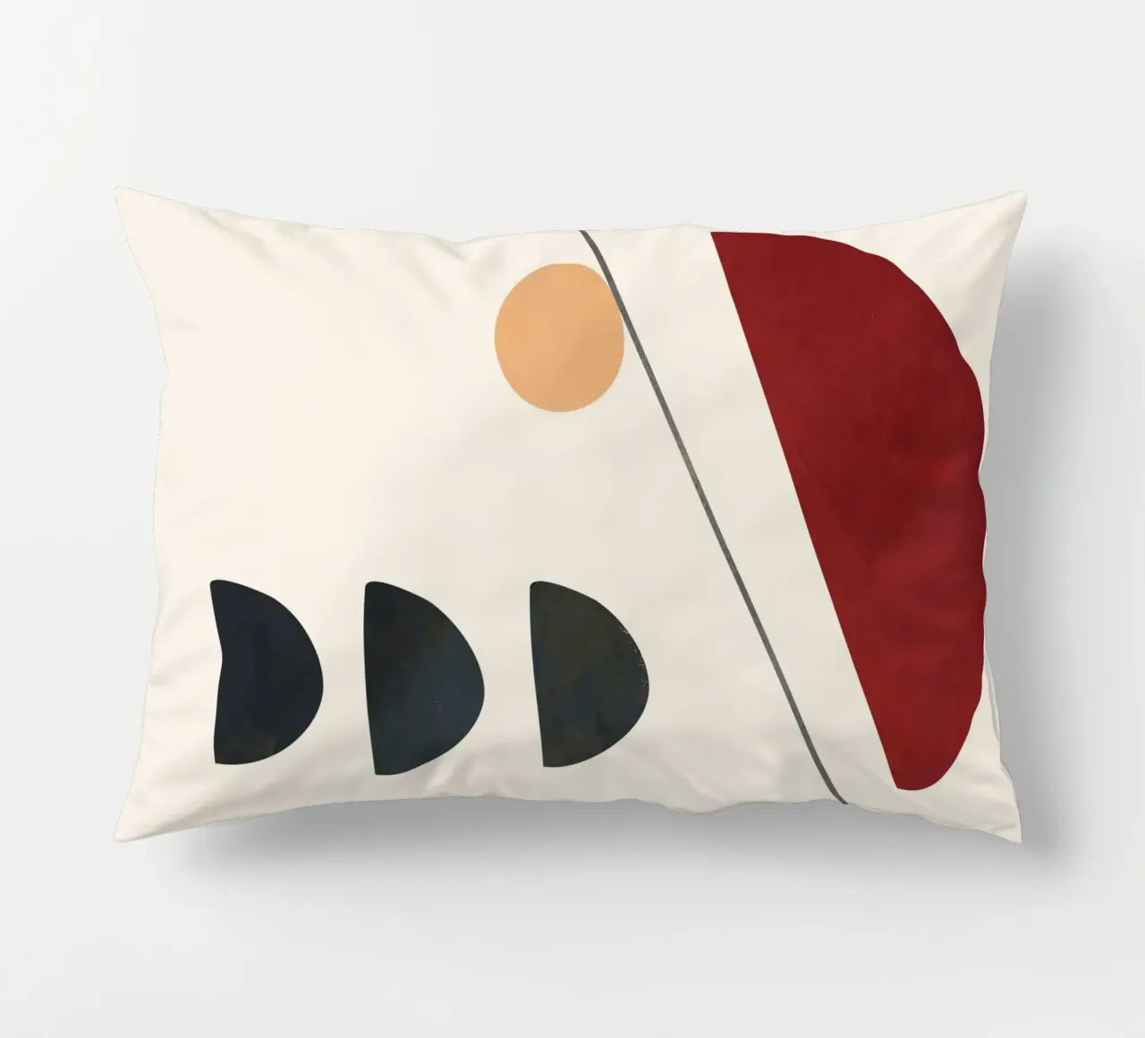 Abstract Minimal Art 03 cuscino da Flow Line