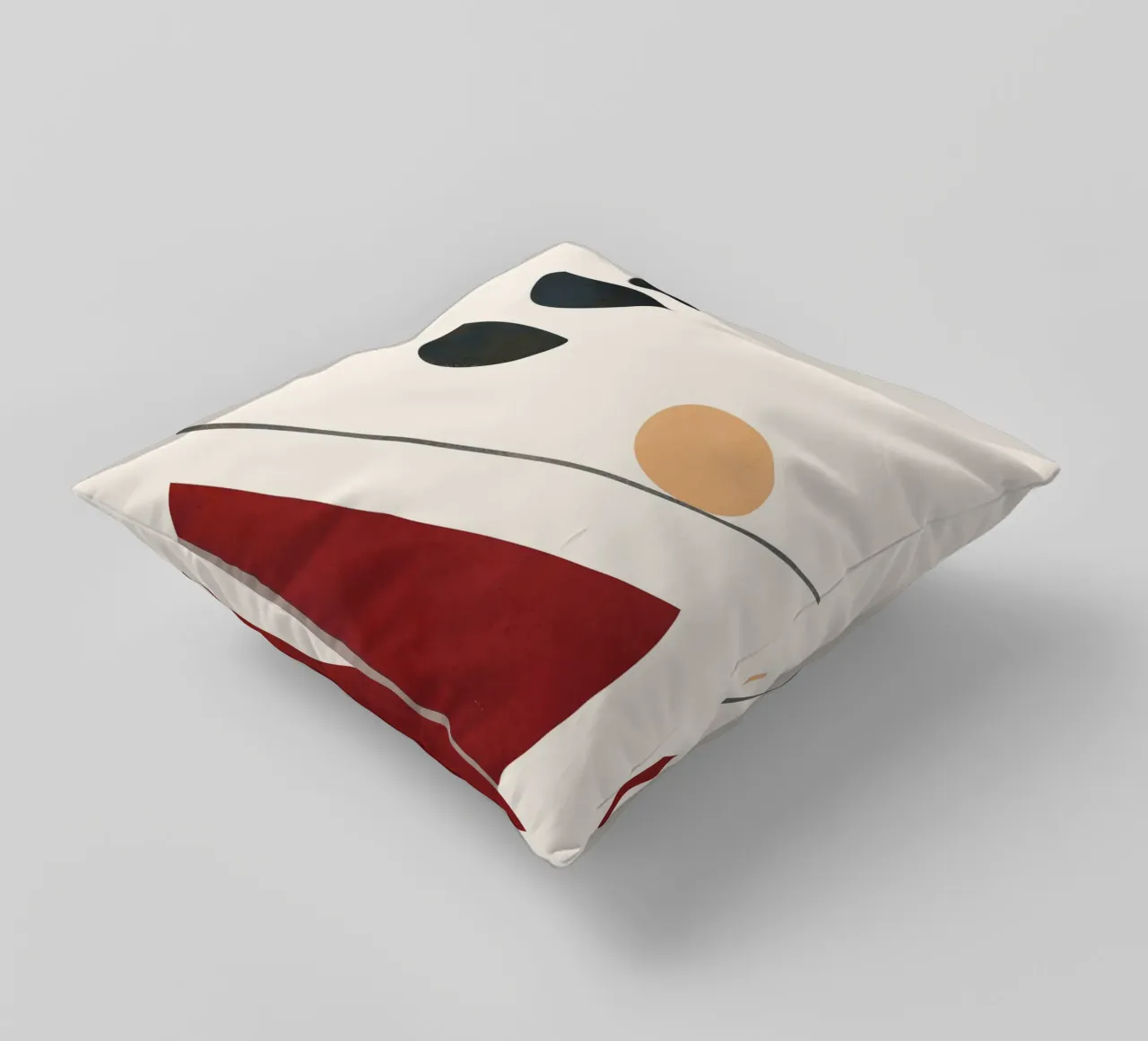 Abstract Minimal Art 03 cuscino da Flow Line