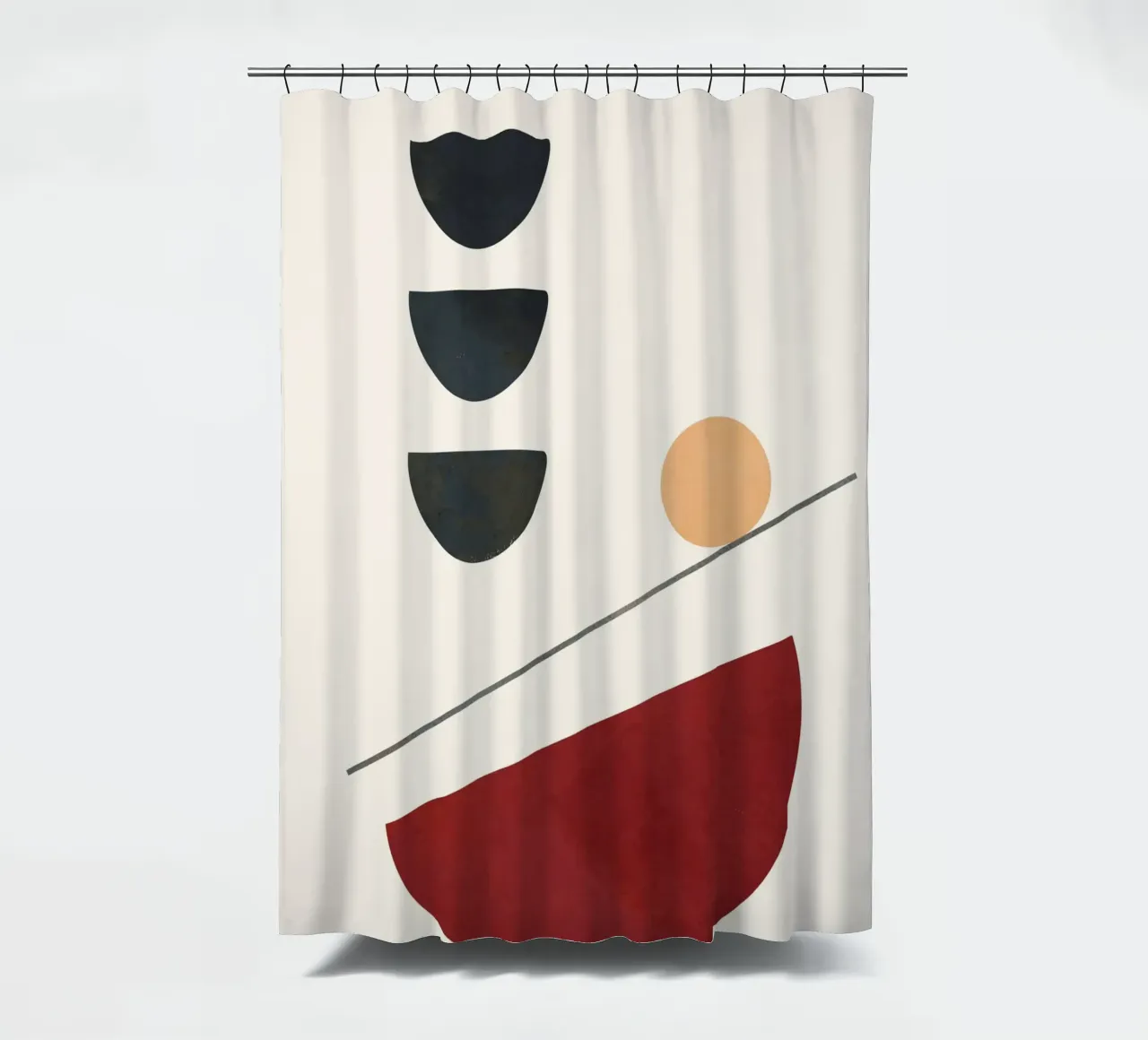 Abstract Minimal Art 03 tenda da doccia da Flow Line