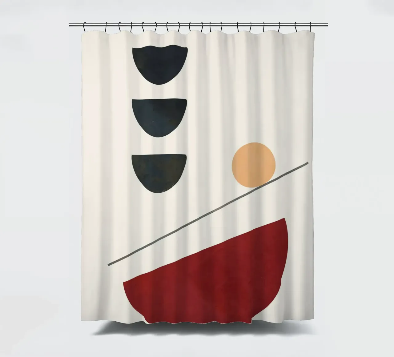 Abstract Minimal Art 03 tenda da doccia da Flow Line