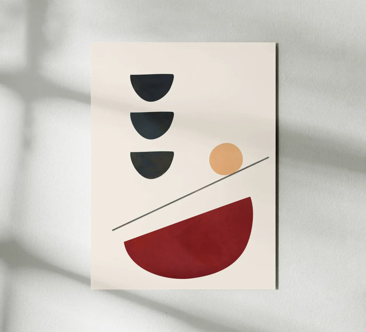 Abstract Minimal Art 03 alluminio dibond da Flow Line