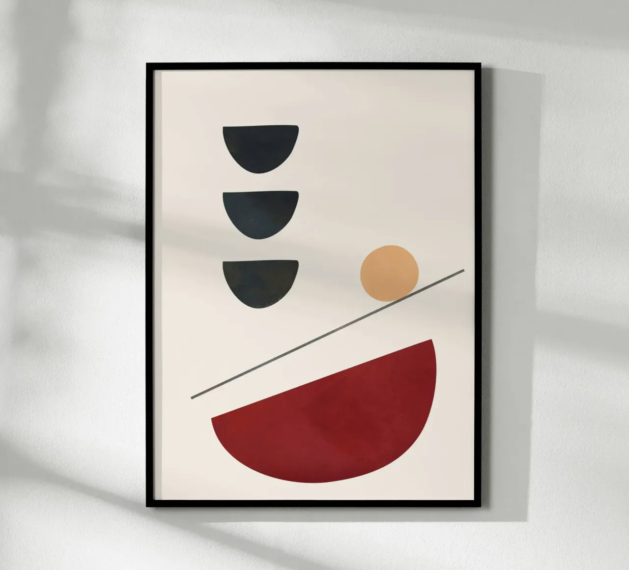 Abstract Minimal Art 03 carta hahnemühle da Flow Line