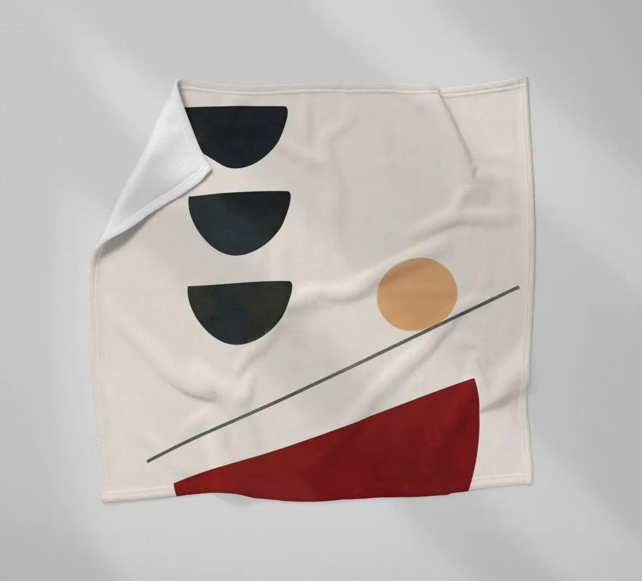 Abstract Minimal Art 03 coperta in pile da Flow Line