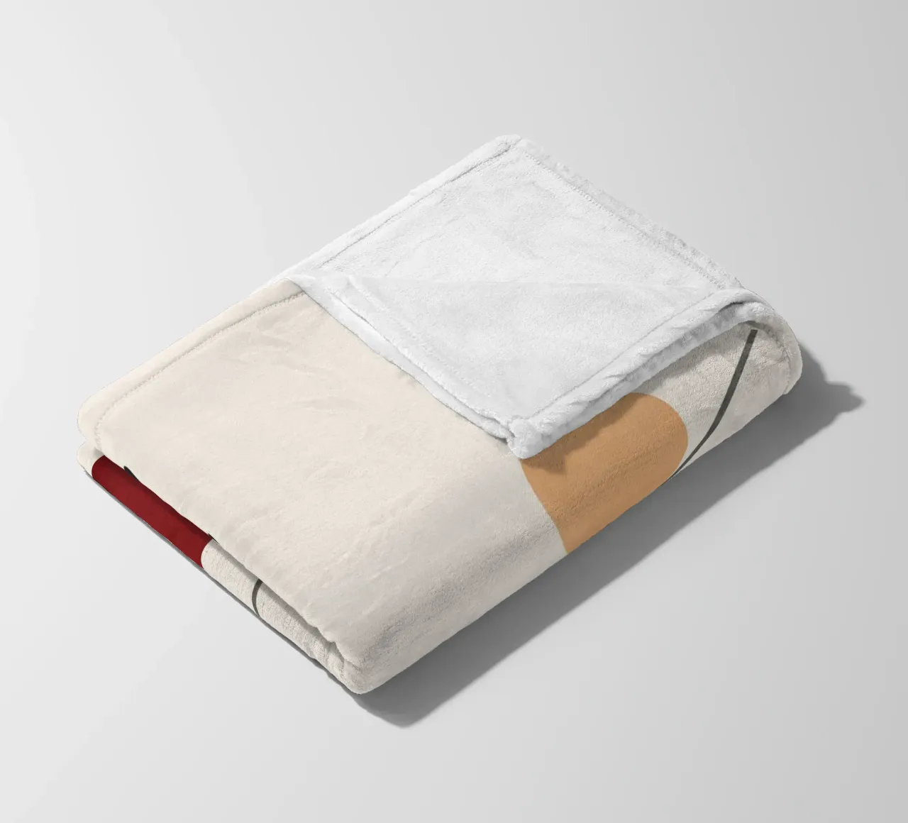 Abstract Minimal Art 03 coperta in pile da Flow Line