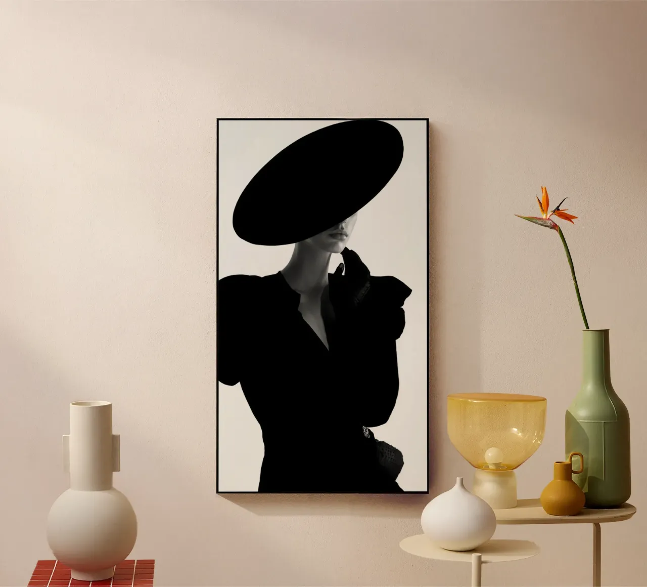 Donne in bianco e nero plexiglass da Lorraine Mooore