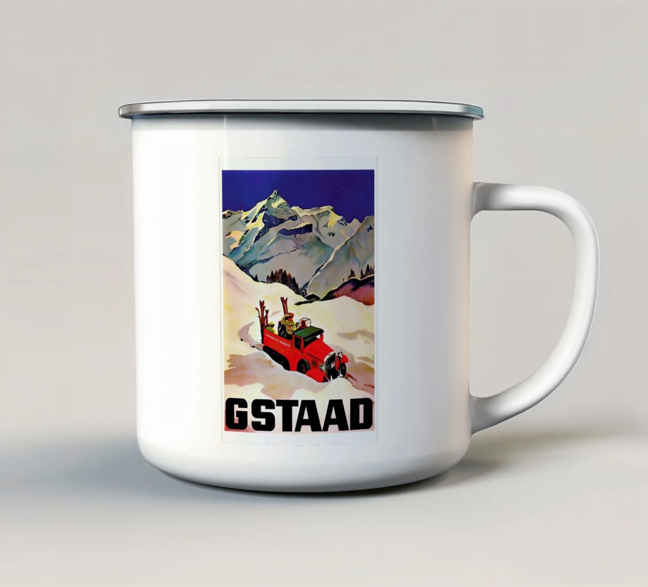 switzerland2 tazza in smalto da Robert Livingston