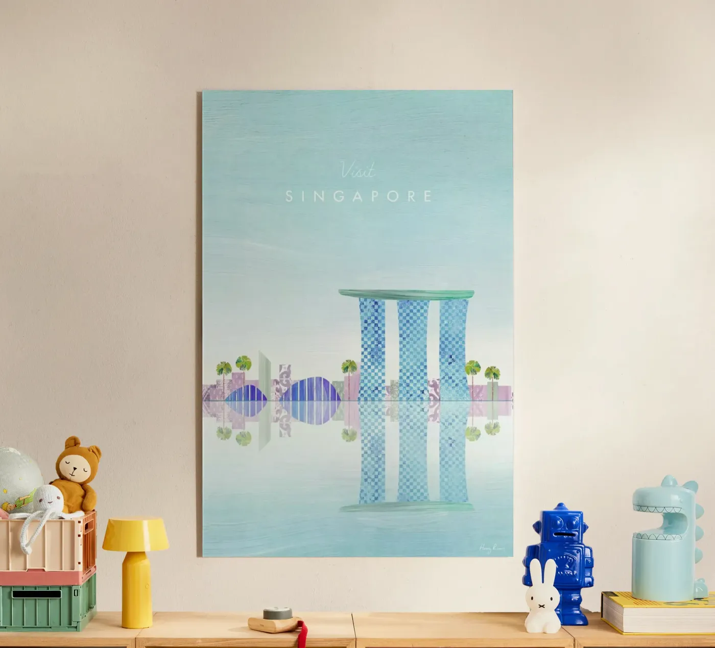 Singapore acryl van Henry Rivers