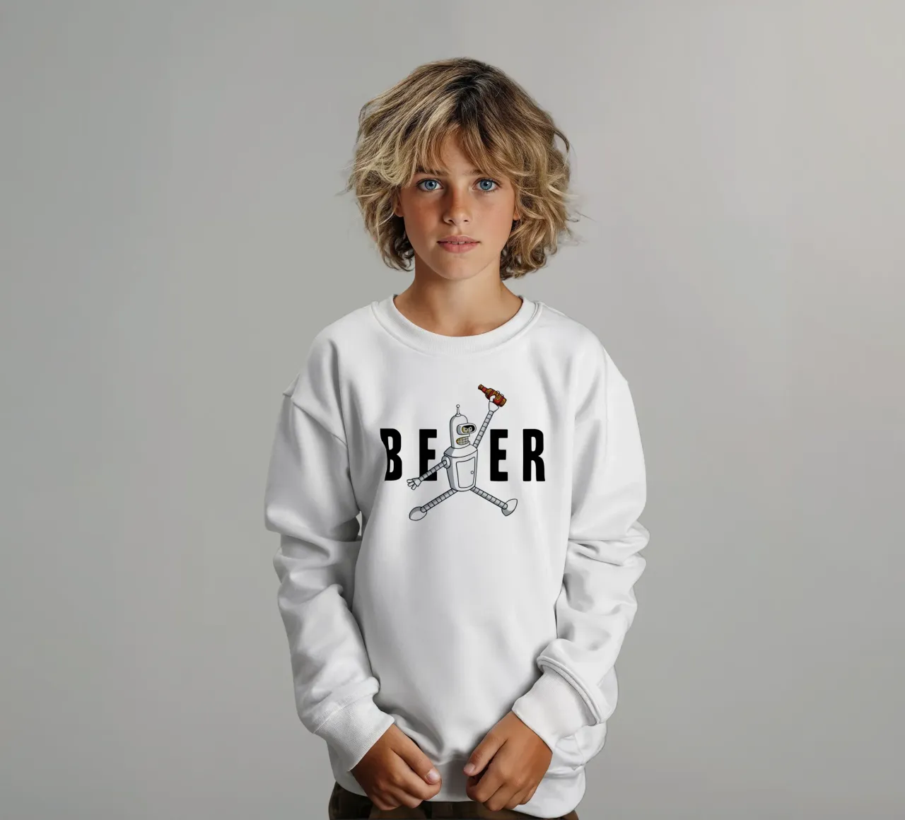 birra d'aria Bendr felpa bambino da Danielshop