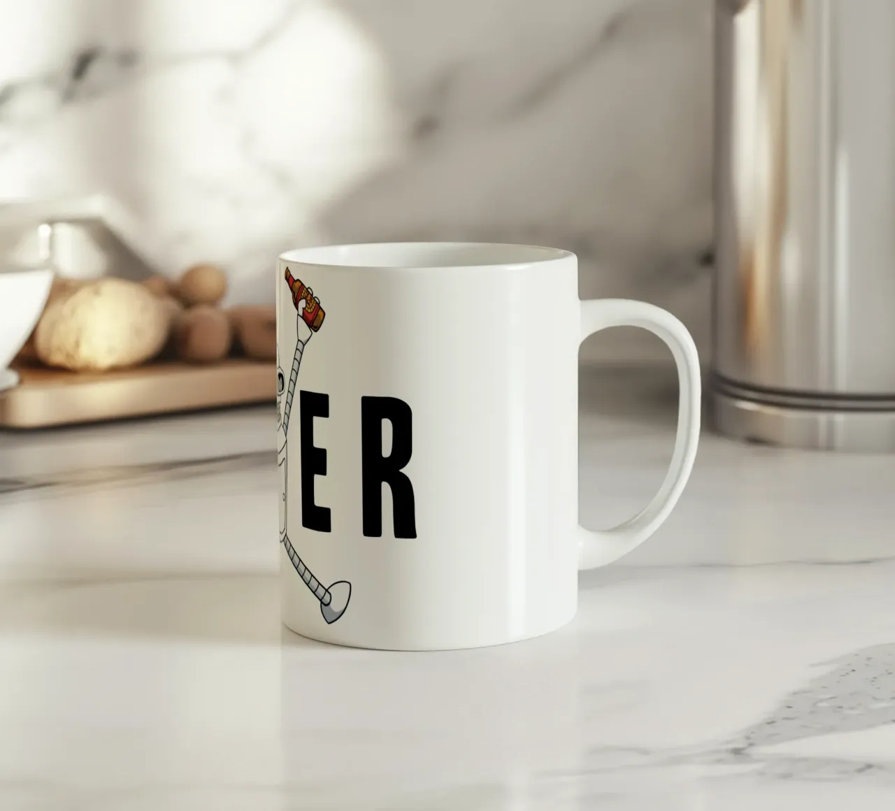 birra d'aria Bendr tazza in ceramica da Danielshop