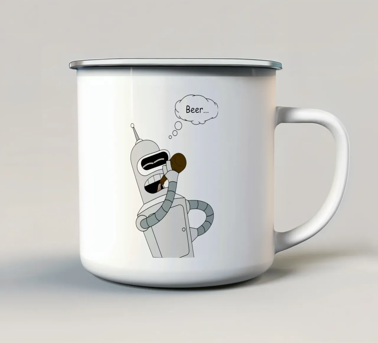 orso tazza in smalto da Danielshop