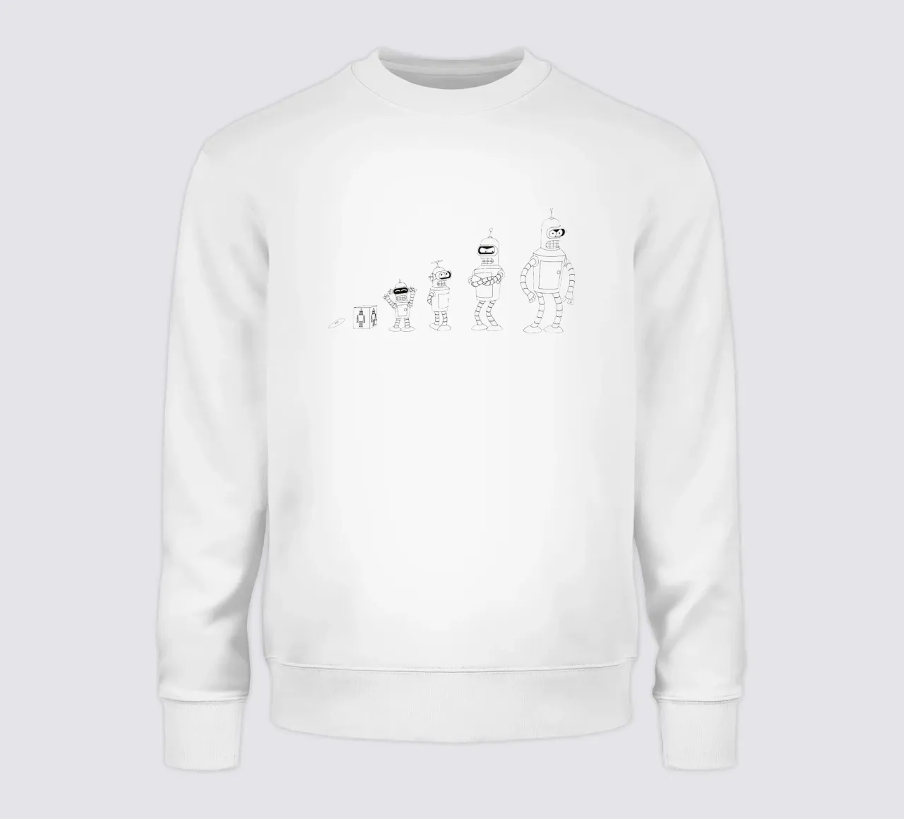 evoluzione del robot bendr felpa da Danielshop