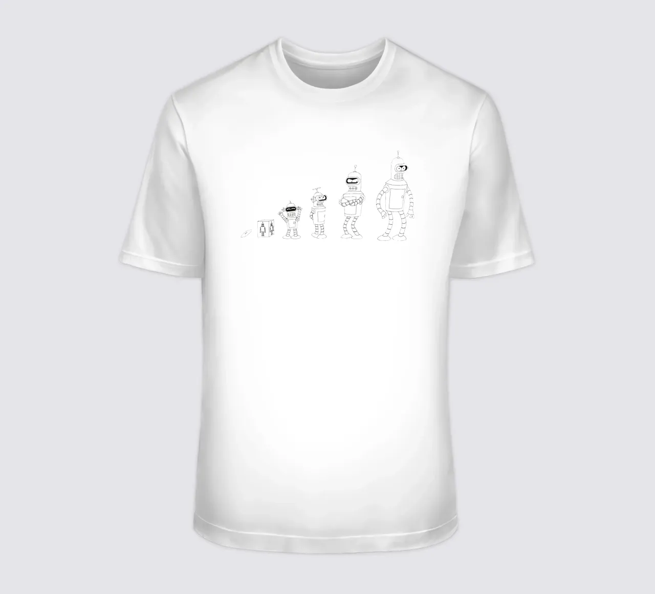 evoluzione del robot bendr t-shirt da Danielshop