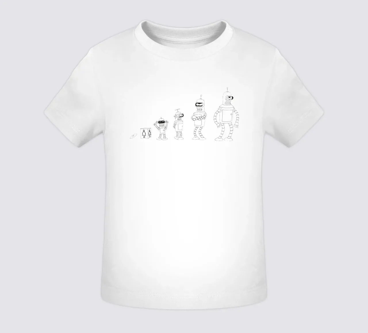 evoluzione del robot bendr maglietta neonato da Danielshop