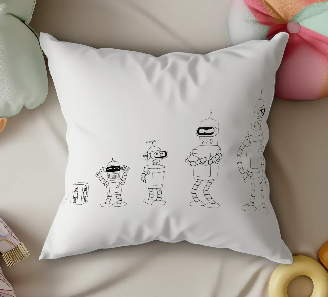 evoluzione del robot bendr cuscino da Danielshop