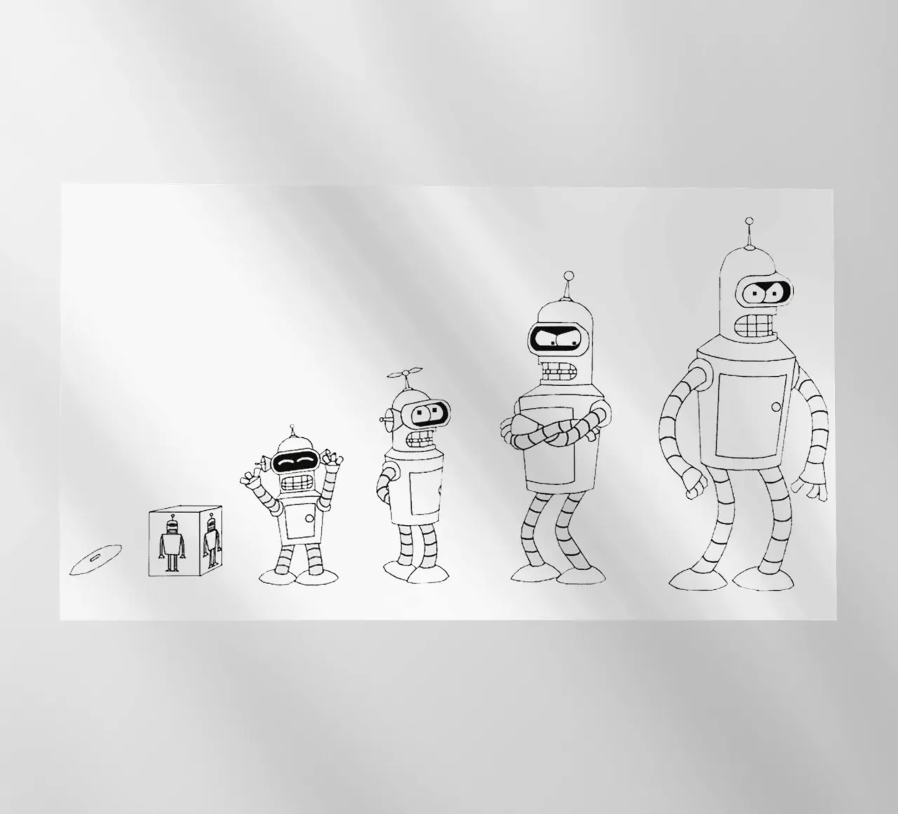 evoluzione del robot bendr pellicola backlit da Danielshop