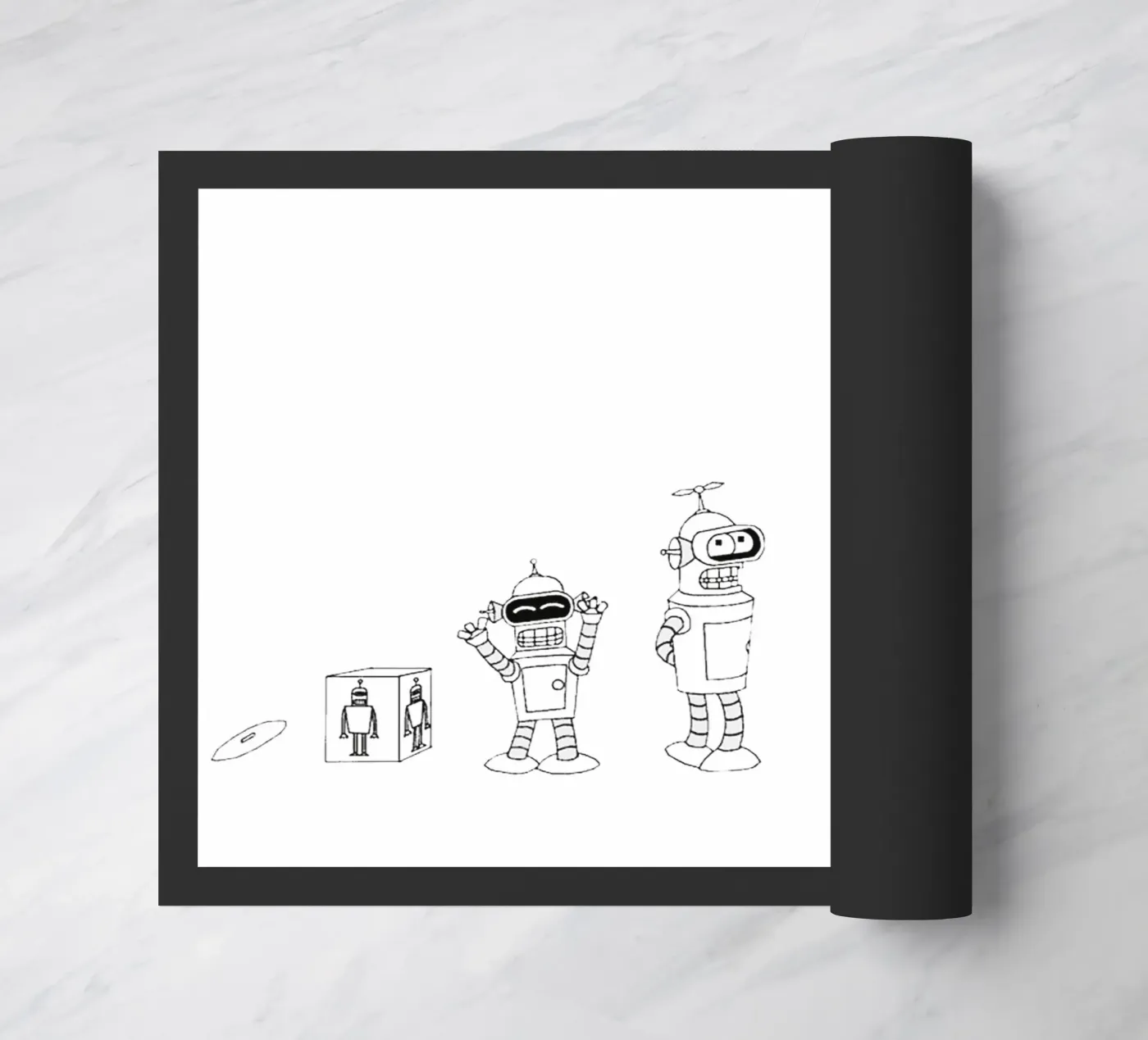 bendr robot evolution doormat by Danielshop