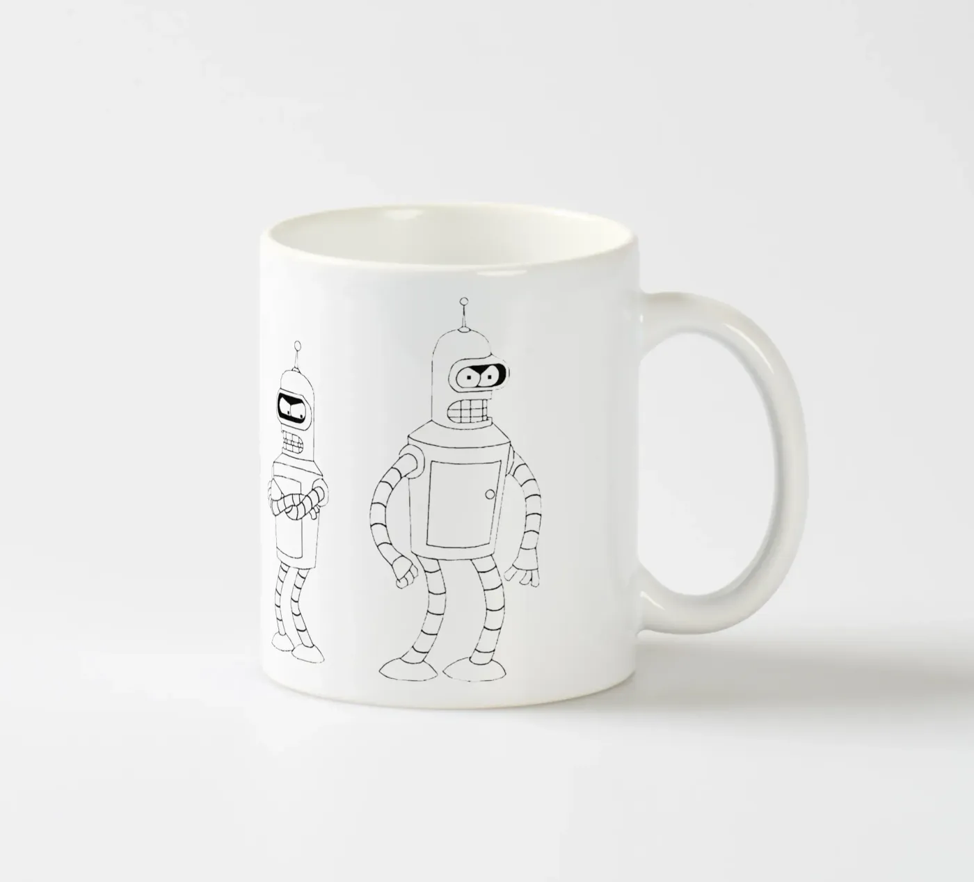 bendr robot evolution ceramic mug by Danielshop