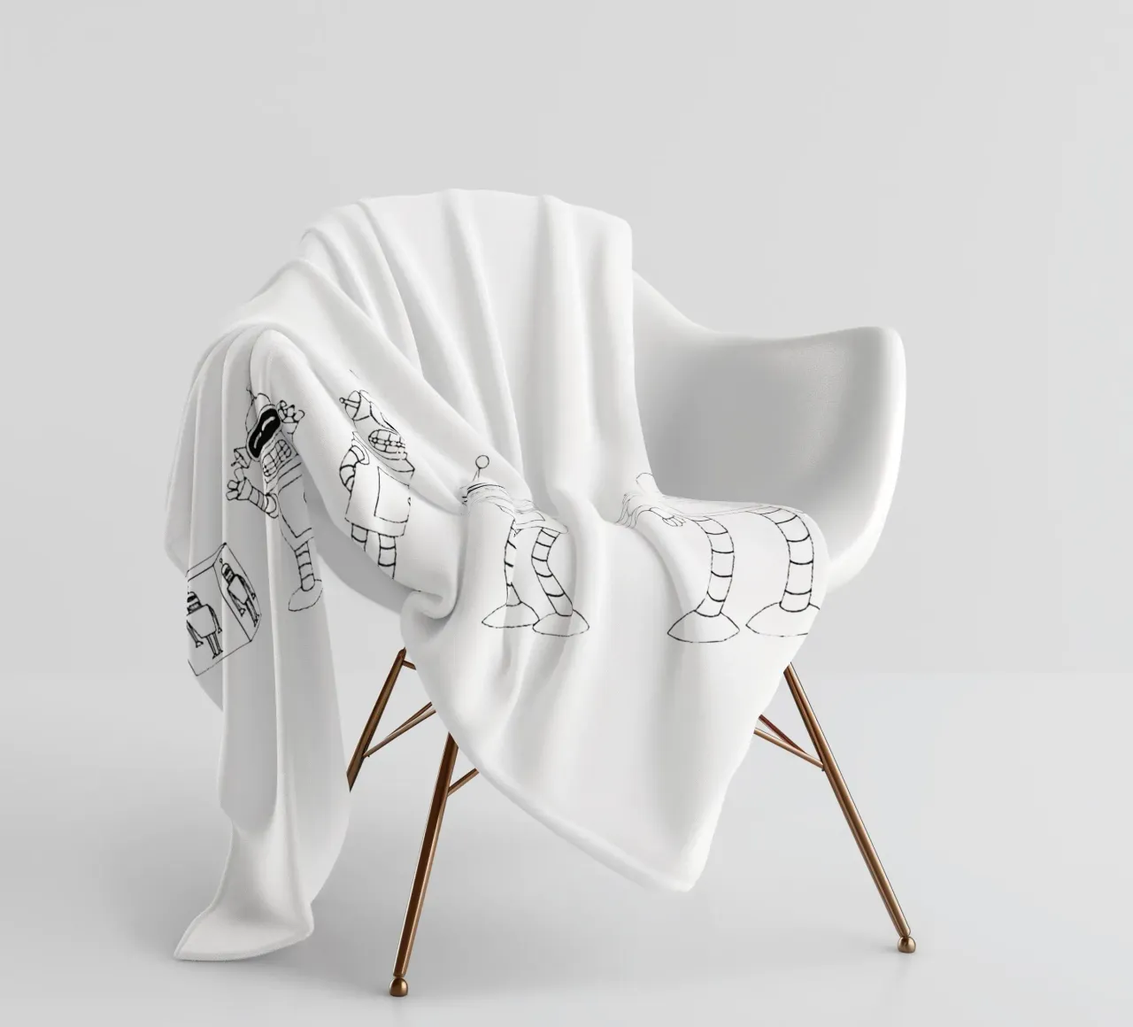 evoluzione del robot bendr coperta in pile da Danielshop