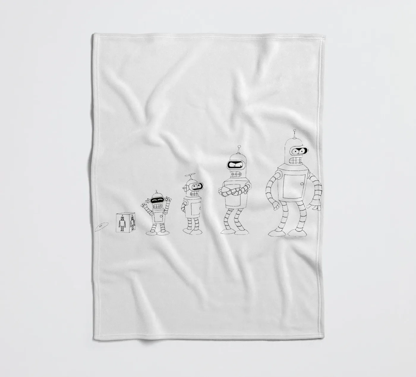 bendr robot evolution fleece blanket by Danielshop