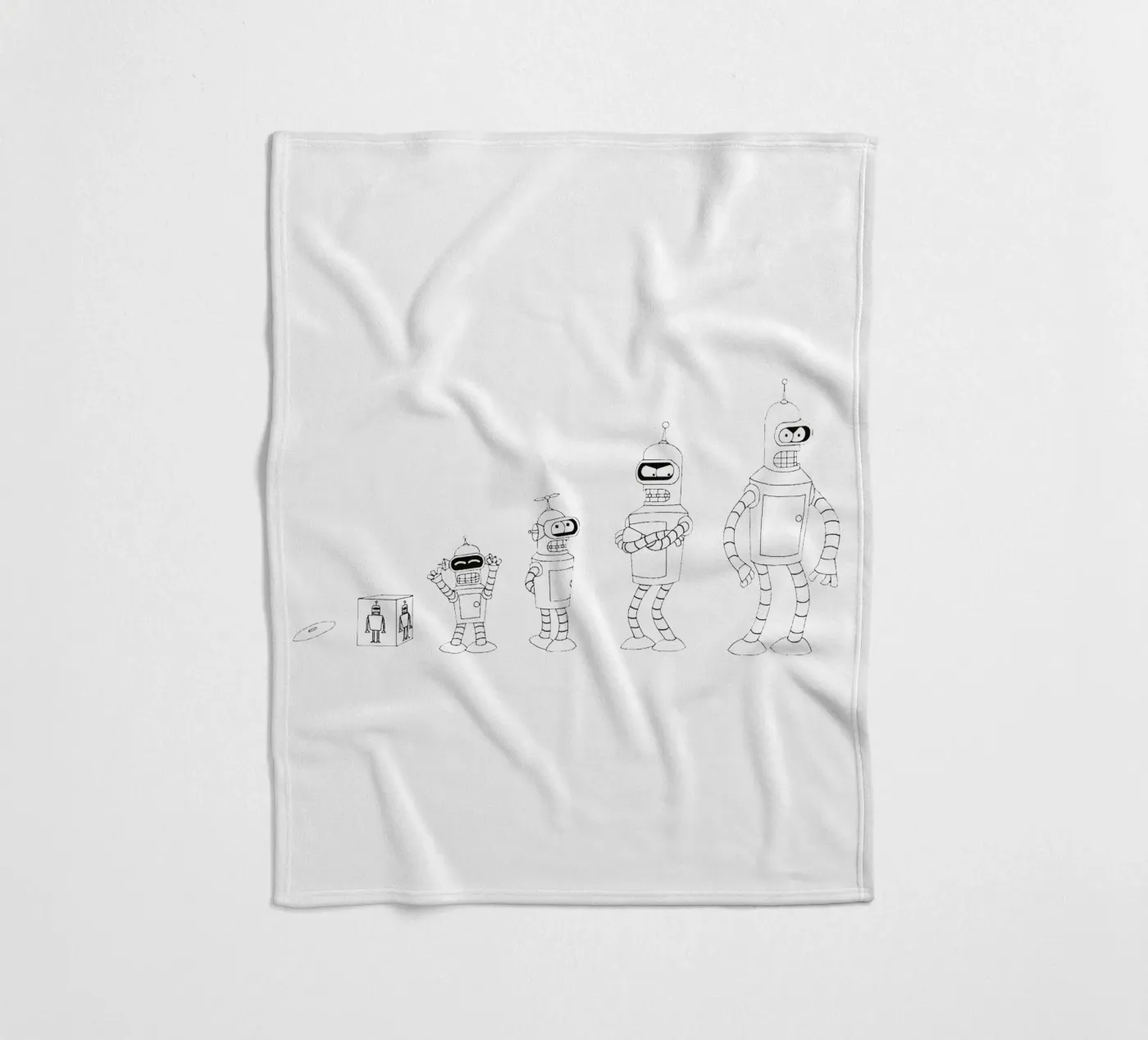 bendr robot evolution fleece blanket by Danielshop