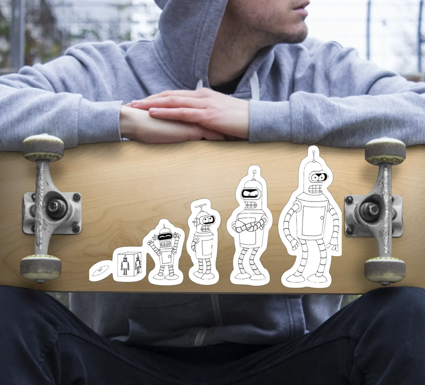 bendr robot evolution sticker by Danielshop