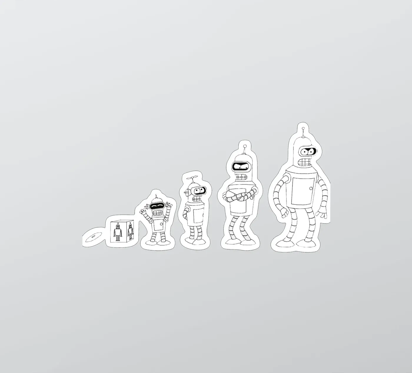 bendr robot evolution sticker by Danielshop